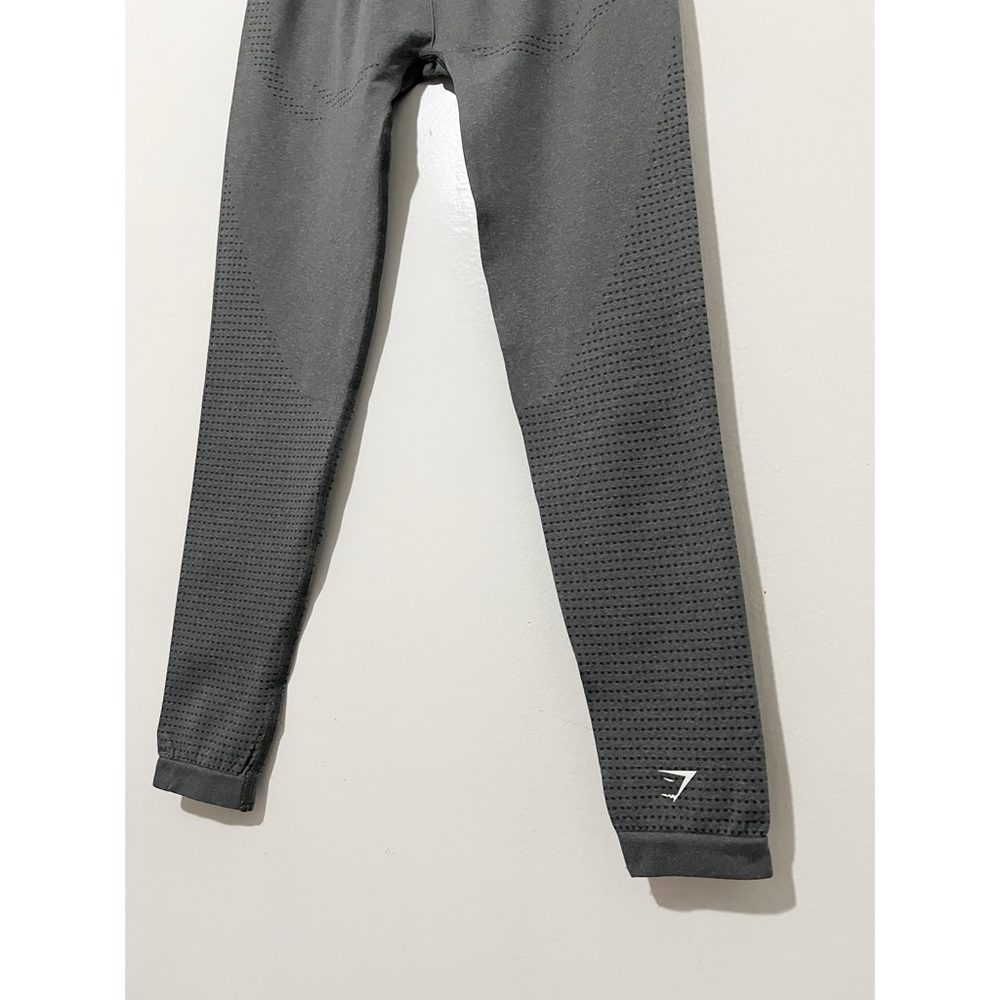 Gymshark Gray Seamless High Waisted Full Length  Leggings Size XS - Picture 6 of 9